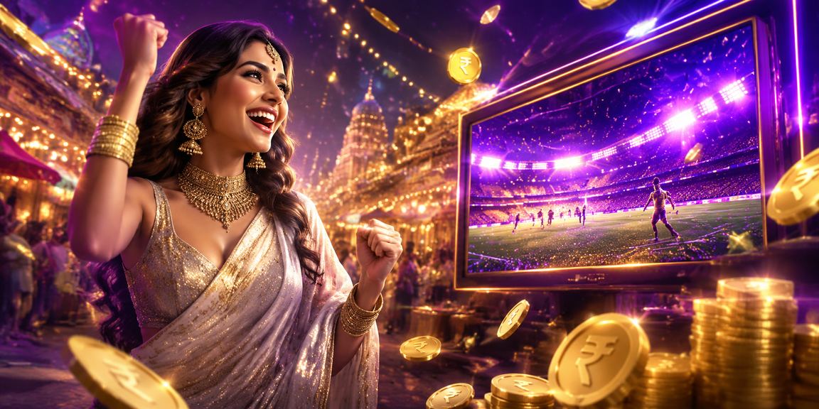 Female VIP member enjoying online betting experience in traditional attire